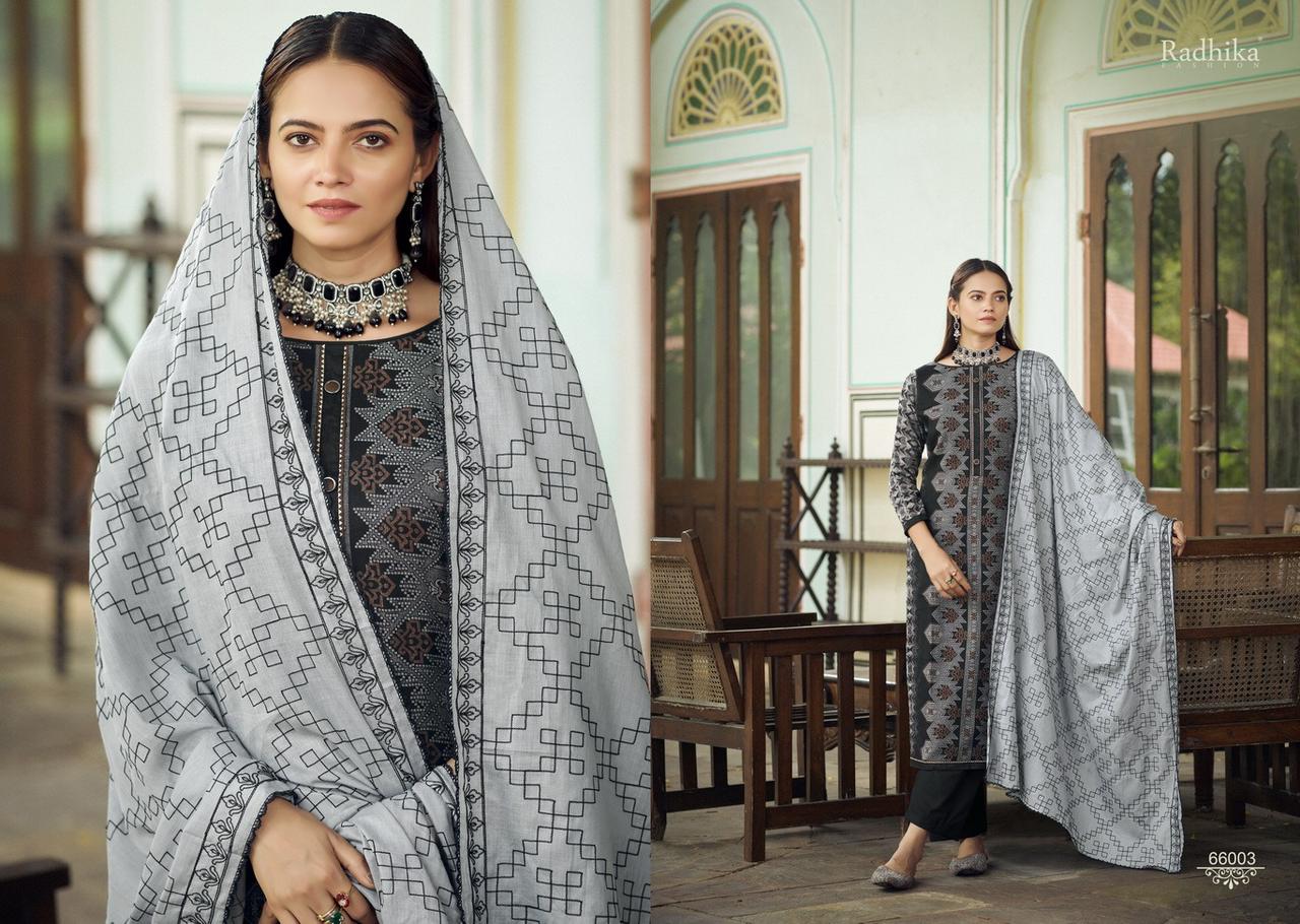 Azara Black Berry Vol 4 By Radhika Dress Material Catalog